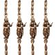 Swing Chain Set Of Brass Metal With Statue Link (Set Of 4 Piece)